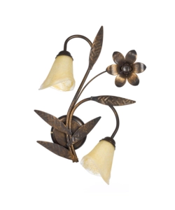 Onli Bronzo Applique 2 Luce "Alga" E14